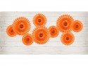 3 Rosettes décoratives - orange