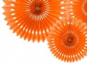 3 Rosettes décoratives - orange