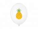 50 Ballons transparents 30 cm - Ananas