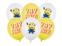 6 Ballons 30 cm "Minions"