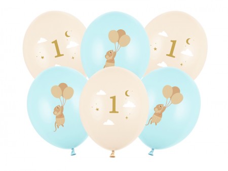 6 Ballons 30 cm - Souris...