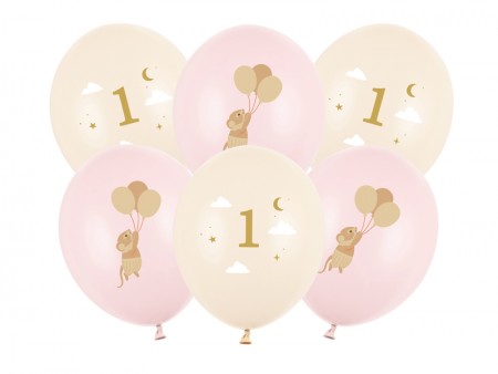 6 Ballons 30 cm - Souris...