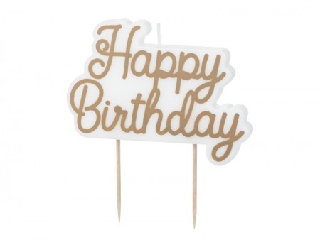 Bougie d'anniversaire Happy...