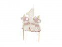 Bougie d'anniversaire chiffre 1 Souris