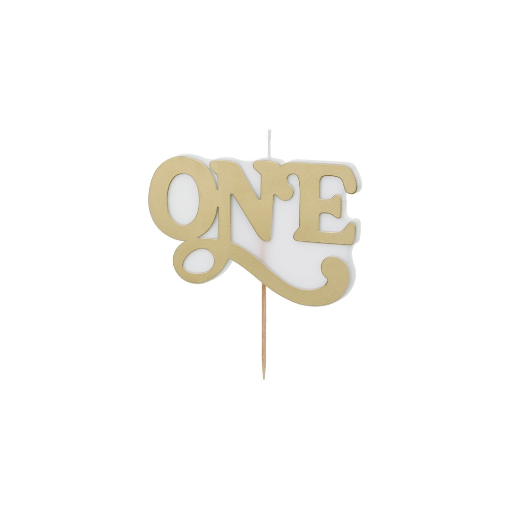 Bougie d'anniversaire ONE