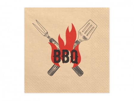 20 Serviettes BBQ
