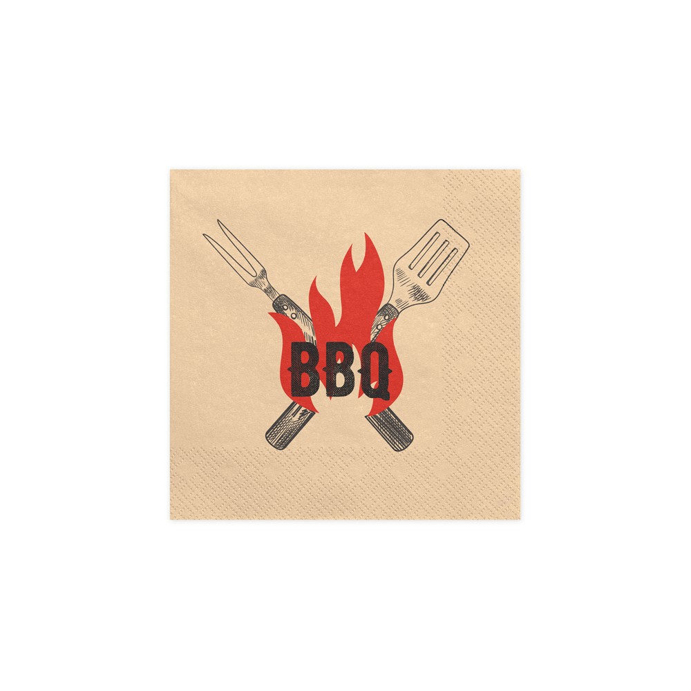 20 Serviettes BBQ