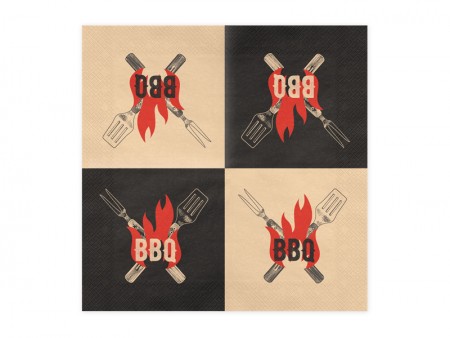 20 Serviettes BBQ