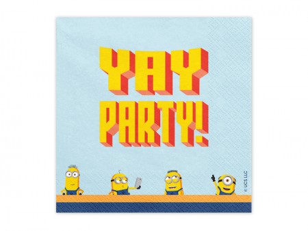 20 Serviettes "Minions"