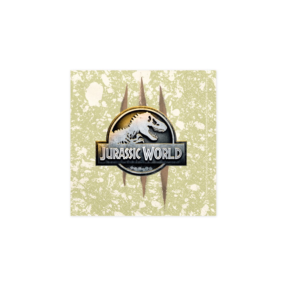 20 Serviettes "Jurassic World"