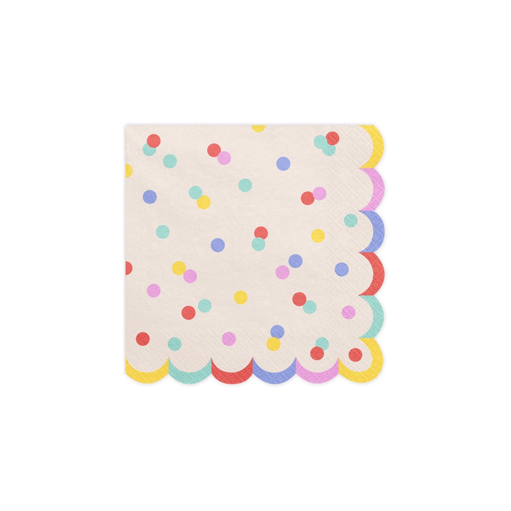 20 Serviettes Confetti