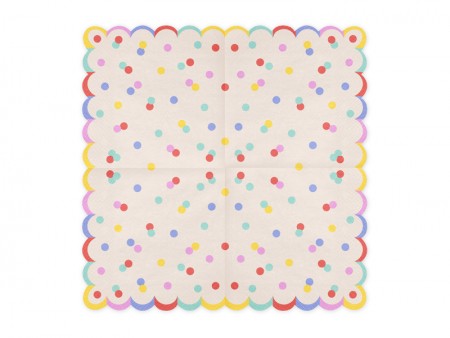 20 Serviettes Confetti