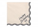 12 Serviettes Happy Birthday Neud
