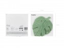 12 Serviettes Feuille de Monstera