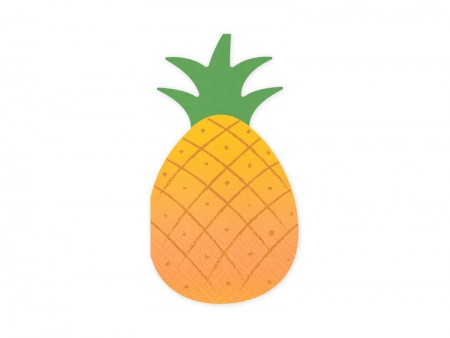 20 Serviettes Ananas
