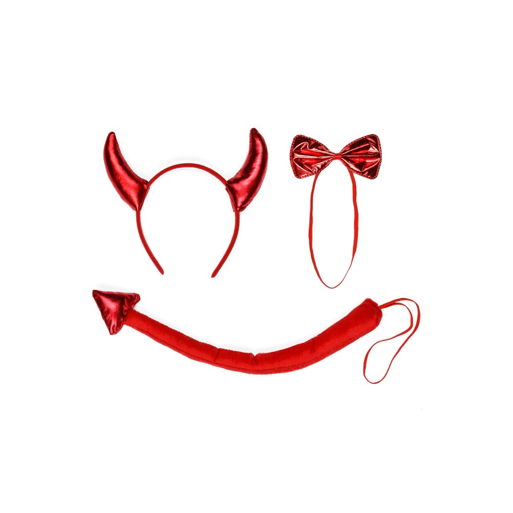 Déguisement Diable - rouge - taille adulte