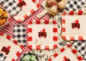 6 Assiettes en papier BBQ