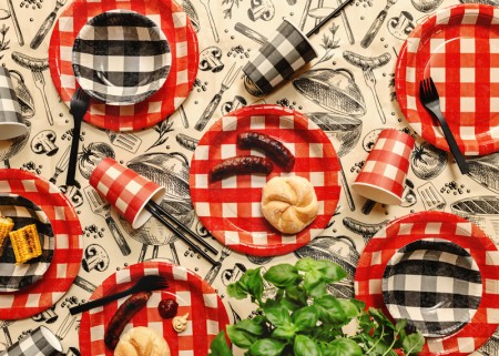 6 Assiettes en papier à...