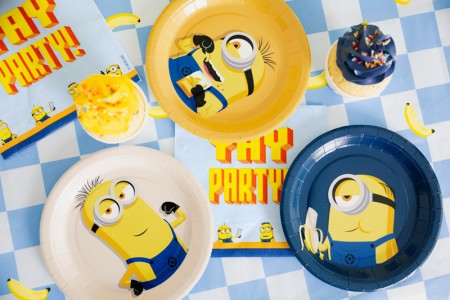 6 Assiettes "Minions" - 18 cm