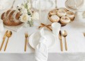6 Assiettes avec ornement - blanc - 23 cm