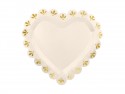 6 Assiettes coeur - 26 cm