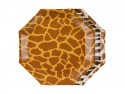 6 Assiettes Safari tâches - 23 cm