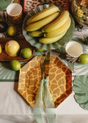 6 Assiettes Safari tâches - 23 cm