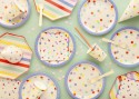 6 Assiettes Confetti - 23 cm