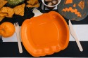 6 Assiettes en papier Citrouille - 24 cm