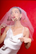 Voile avec inscription Bride to be