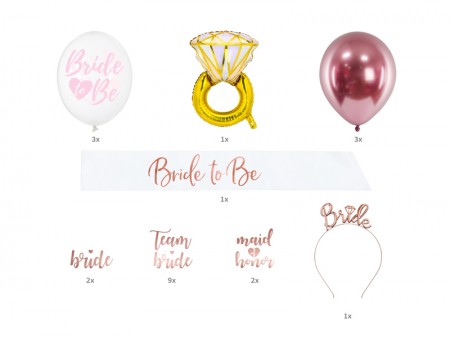 Kit 23 pièces "Bride To Be"...