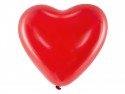 6 Ballons 40cm Coeur - Rouge pastel