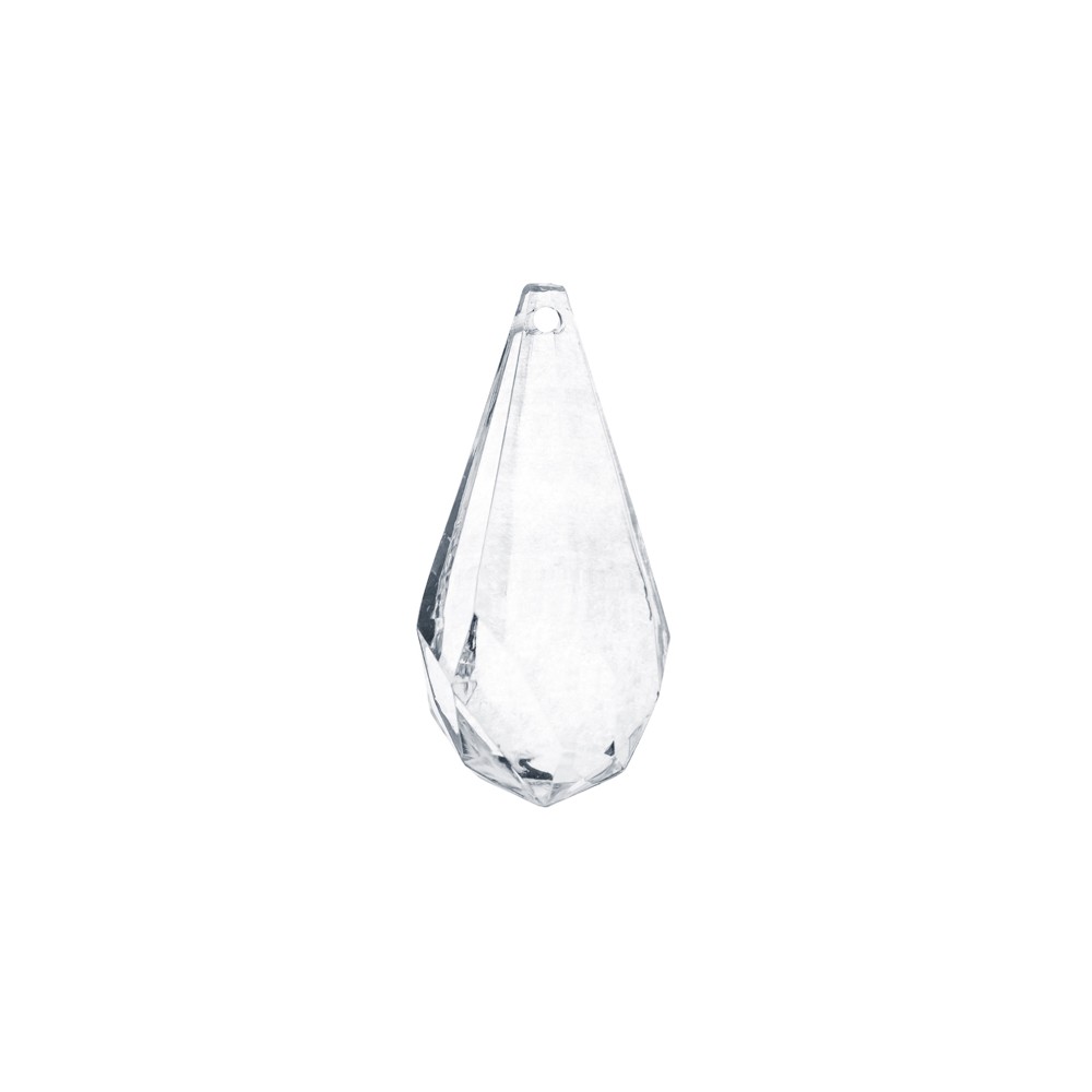 5 Pendentifs gouttes - transparent