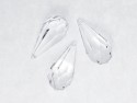 5 Pendentifs gouttes - transparent