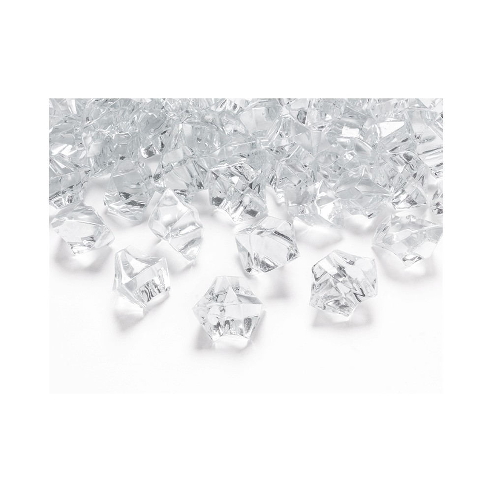 50 Pierres effet cristal - transparentes
