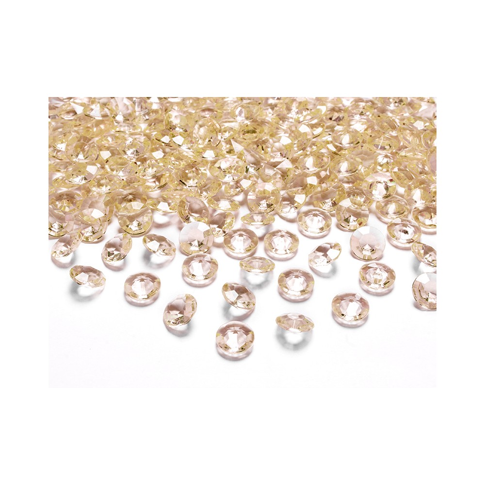100 Confettis de diamants - or