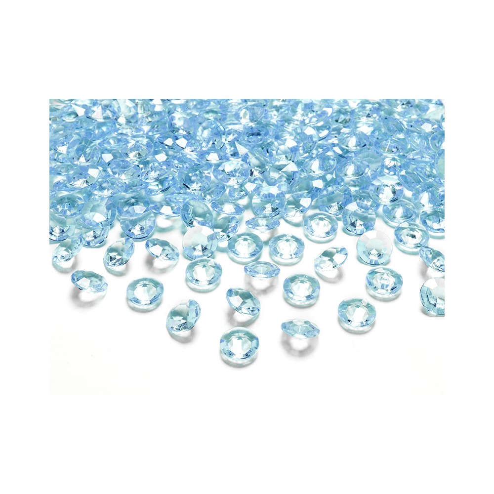 100 Confettis de diamants - turquoise