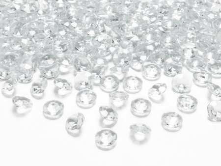 100 Confettis diamantés -...