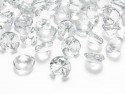 10 Confettis diamantés - transparent