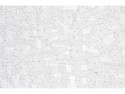 Chemin de table Fleurs - blanc