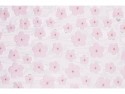 Chemin de table Fleurs - rose clair