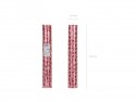 Chemin de table en tulle coeurs - rouge