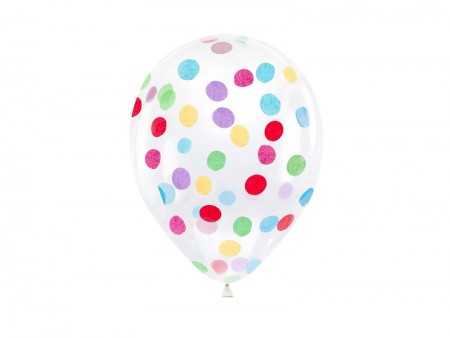 6 Ballons avec confettis de...