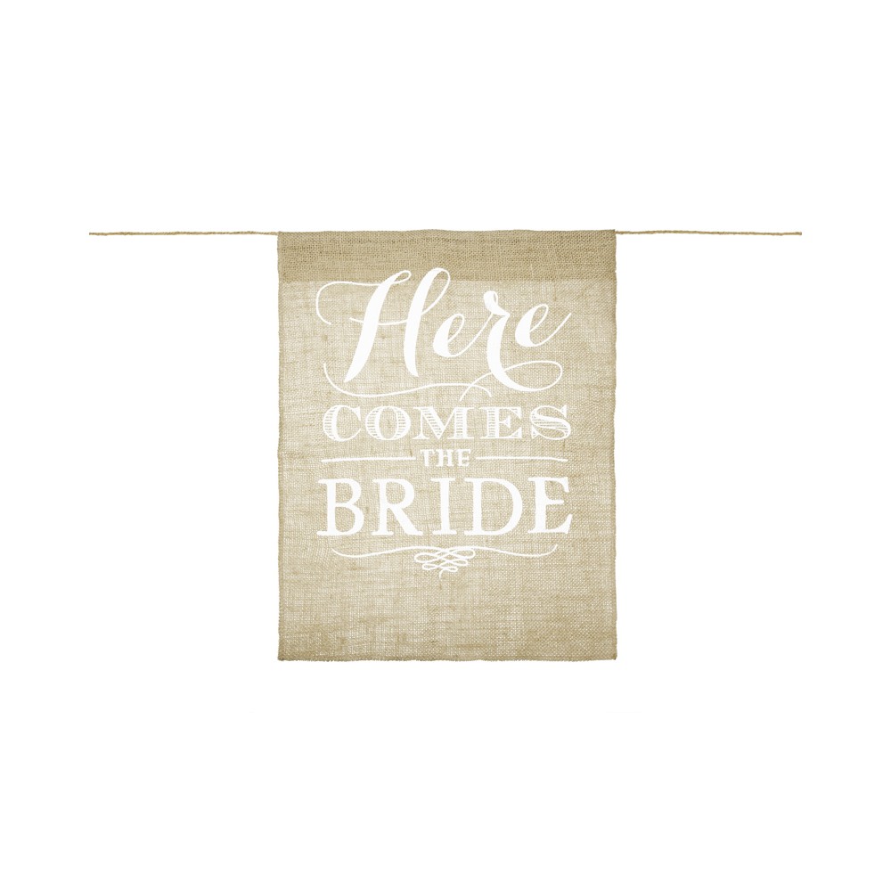 Guirlande de passage de la mariée - Here comes the bride