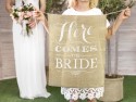 Guirlande de passage de la mariée - Here comes the bride