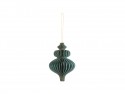 Boule en papier nid d'abeille Stalactite - vert bouteille - 15cm