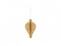 Boule en papier nid d'abeille Gouttelette - beige - 12cm