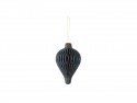 Boule en papier nid d'abeille Gouttelette - bleu marine -12cm