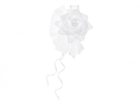 4 Bouquets avec roses - blanc
