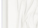 Chemin de table en chiffon - blanc cassé - 0 -48 x 5 m